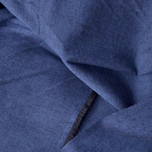 navy blue tsumugi cotton fabric