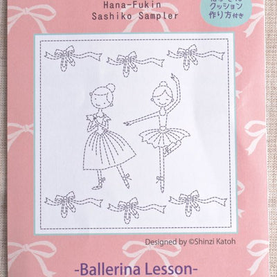 Ballerina lesson sashiko stitching kit