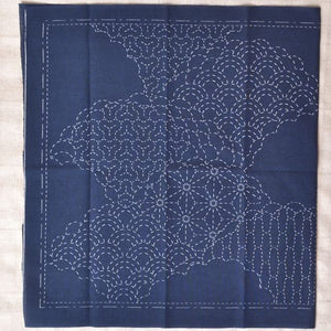 Sashiko Kit pre printed Cumulus Clouds