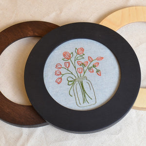 Heirloom Frames for Large Embroidery and Cross Stitch Projects — Modern  Hoopla- Modern Frames for Handmade Hoops