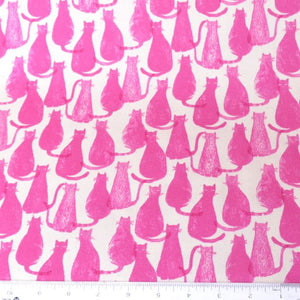 cats fabric cotton sewing fabric