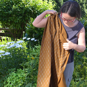 Morikiku arrow print cotton sewing fabric
