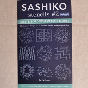 Sashiko Stencils, Crests, Borders & Classic Motifs by Syvia Pippen