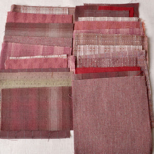 boro stitching fabric pieces