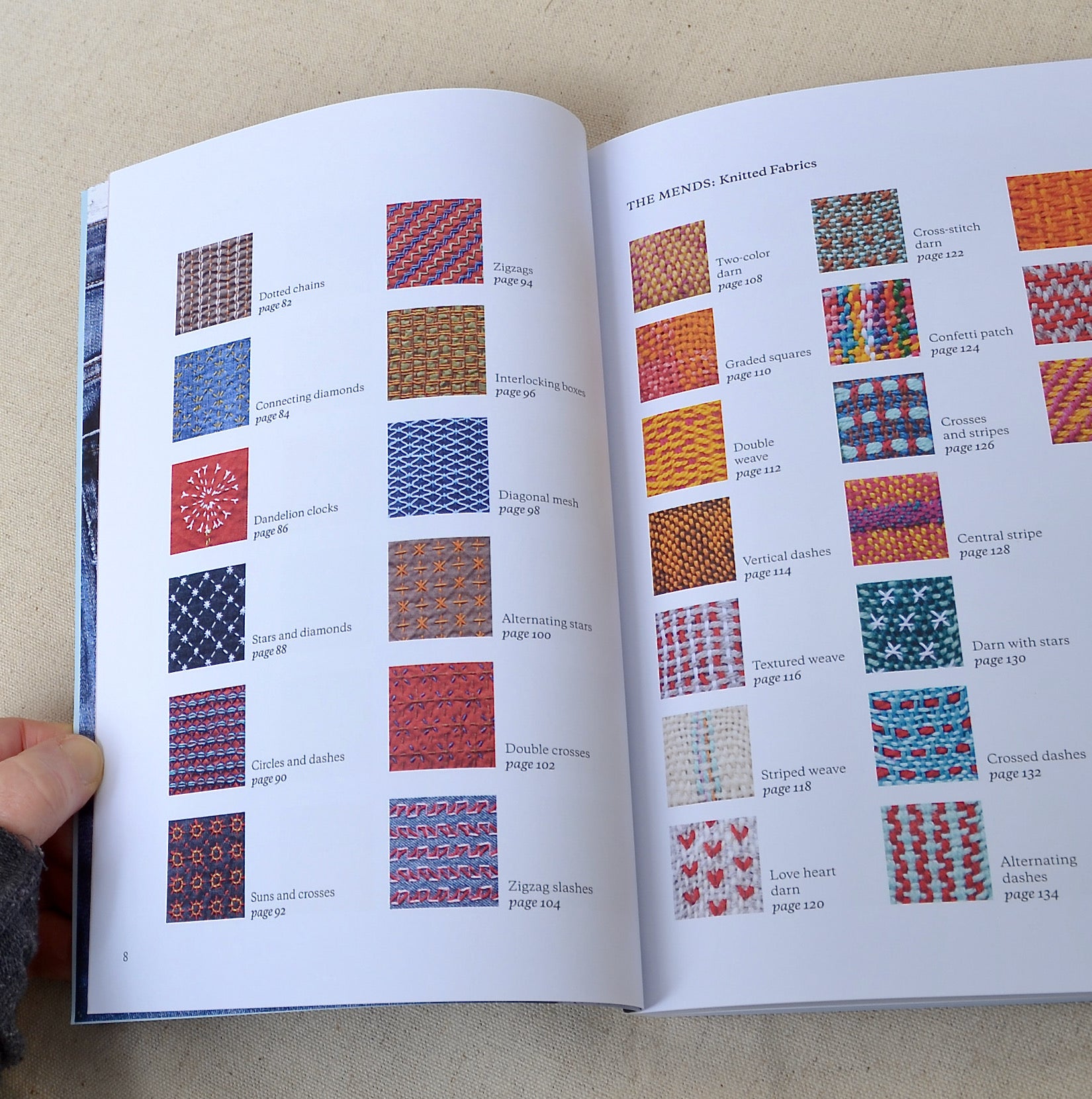 50 Modern Stitch Pattern for Visible Mending