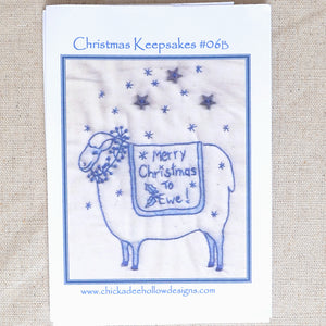 Christmas Keepsake embroidery kit