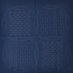 sashiko sampler kuguri  patterns