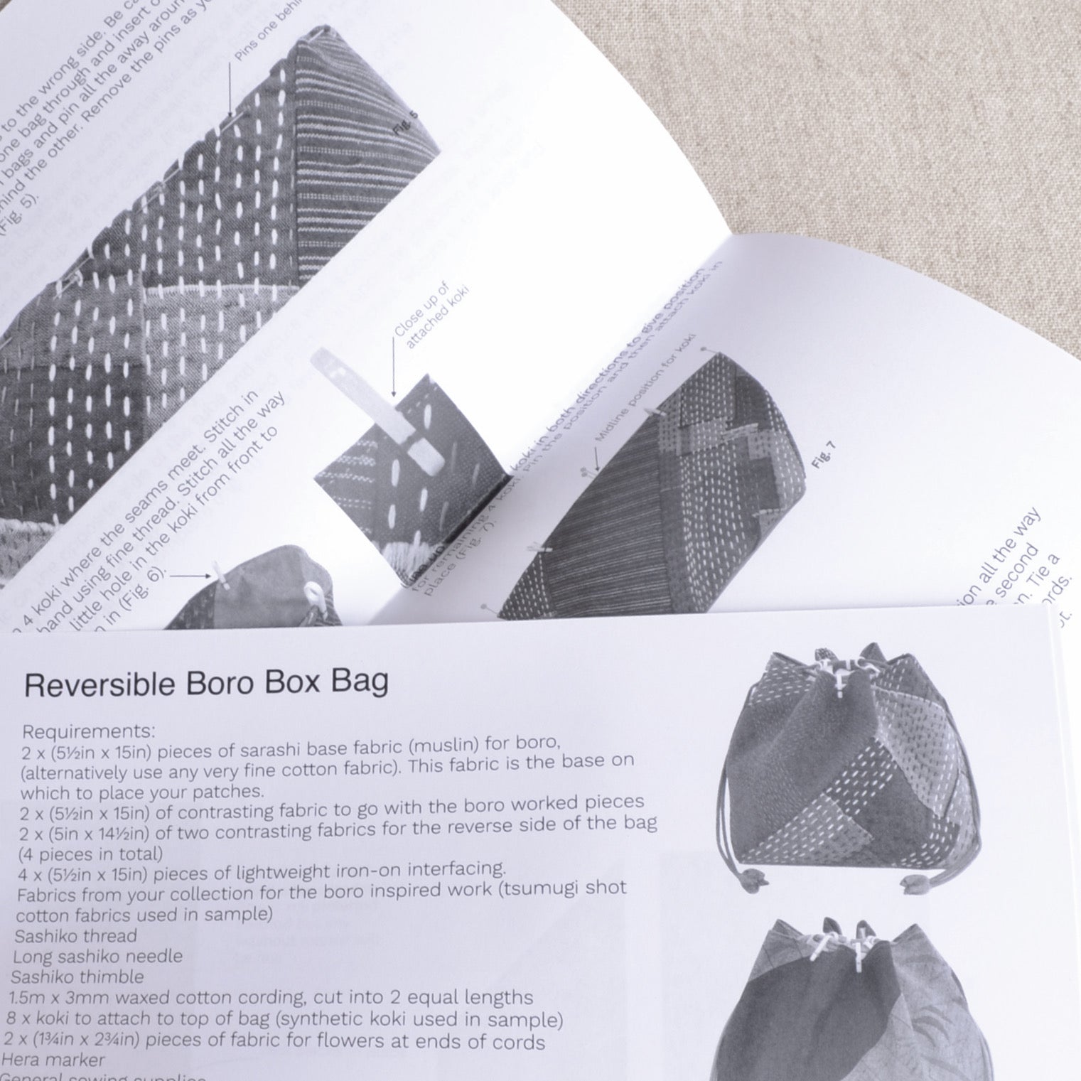 boro bag pattern instructions