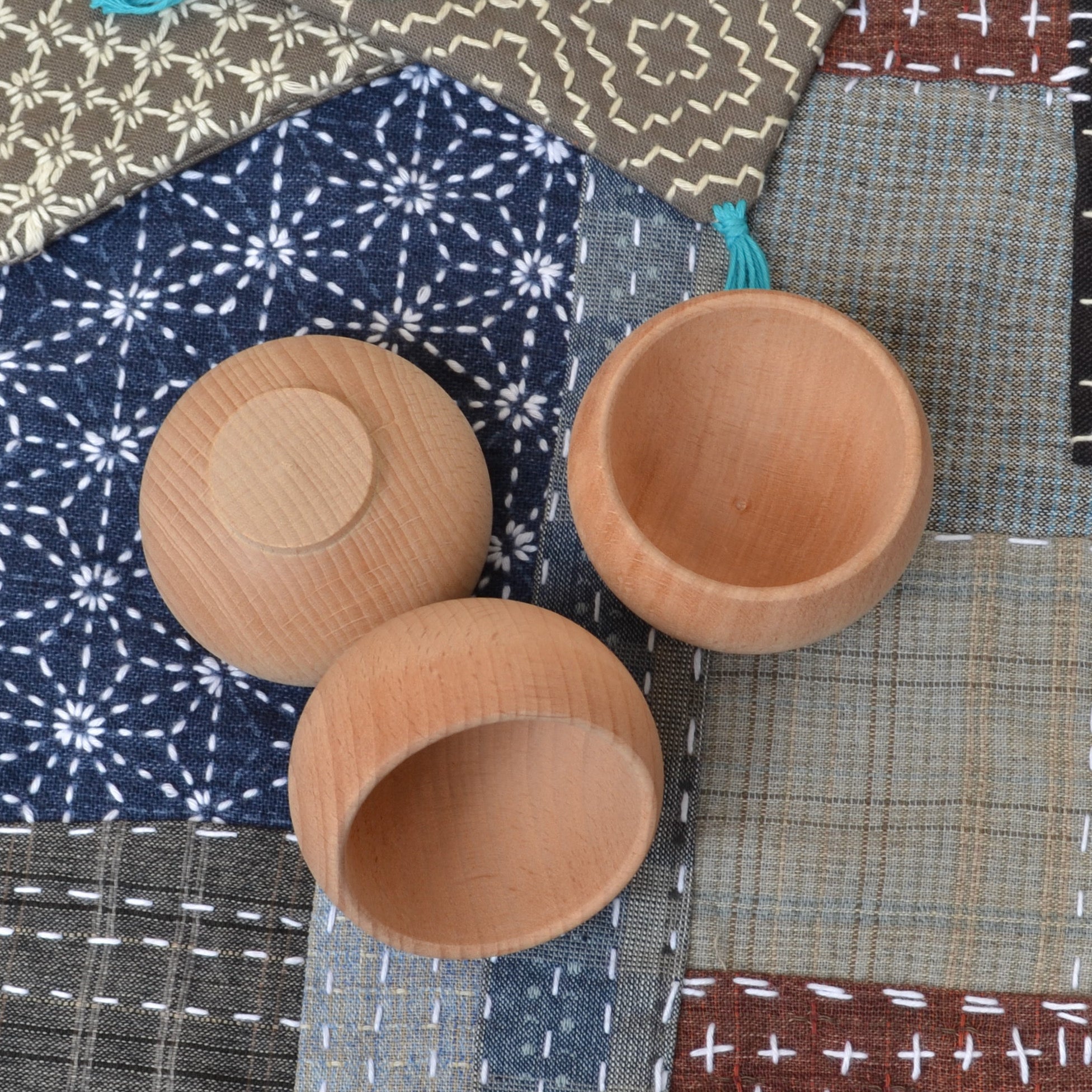wood bowl for making Japanese pin cushion bowl