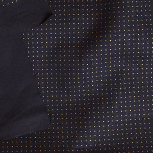 Olympus cotton fabric with dot graph pattern for sashiko stitching
