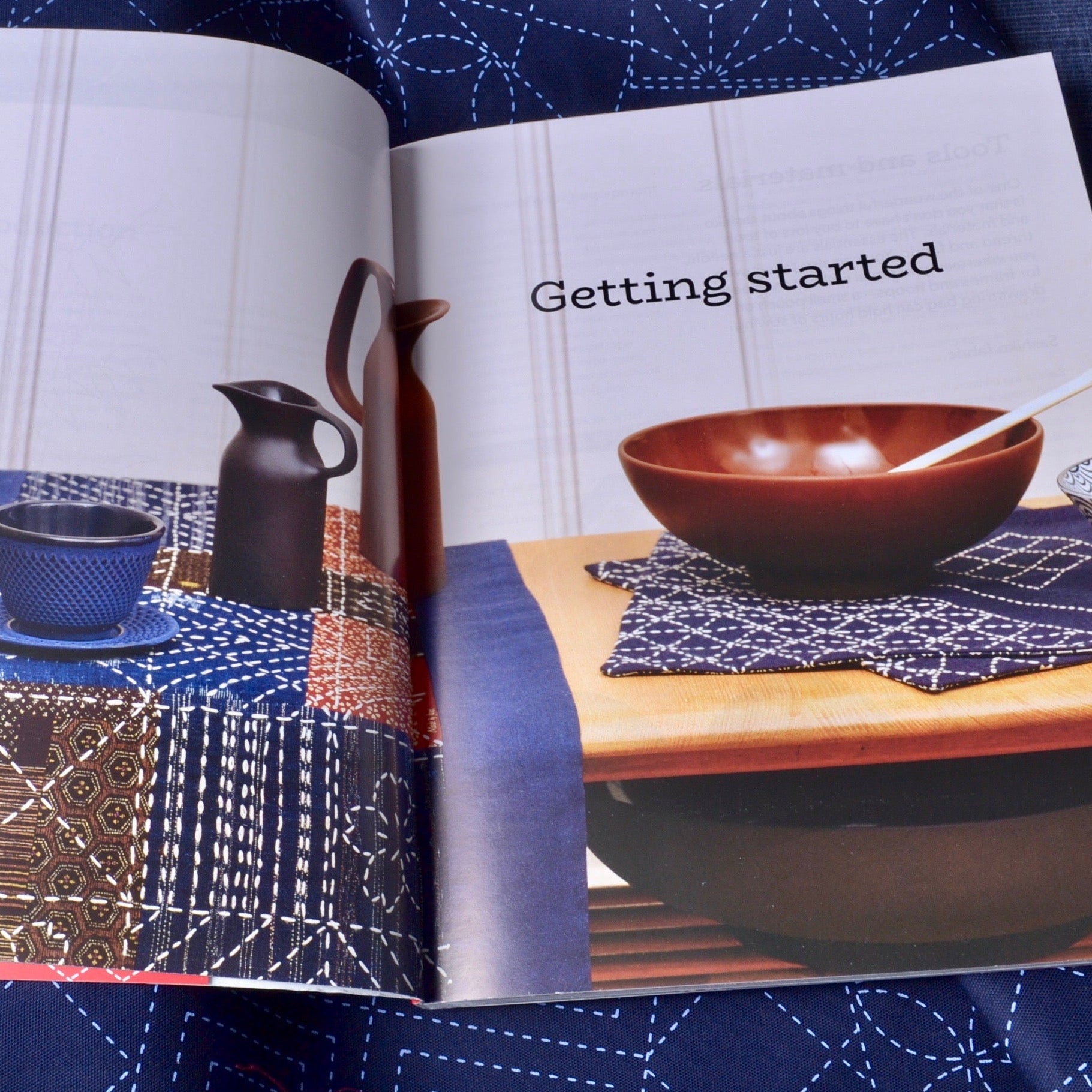 inside Sashiko Book Jill Clay