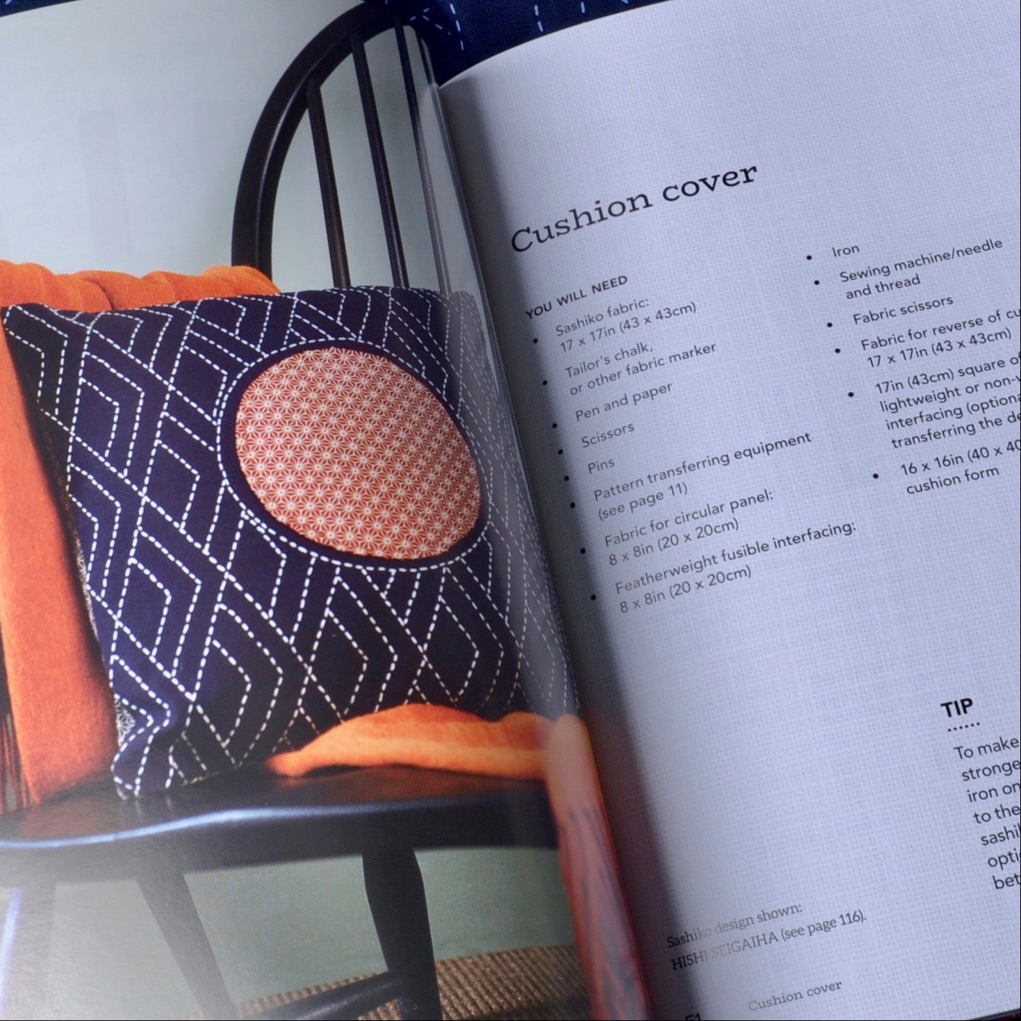 project in Sashiko Book by Jill Clay