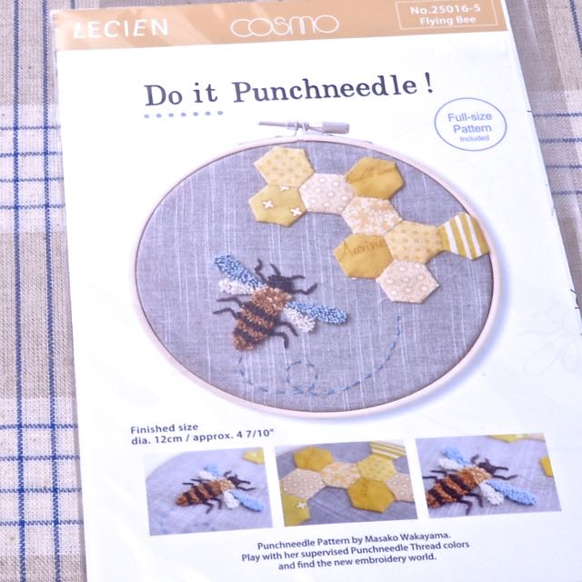 Lecien flying bee needle punching applique