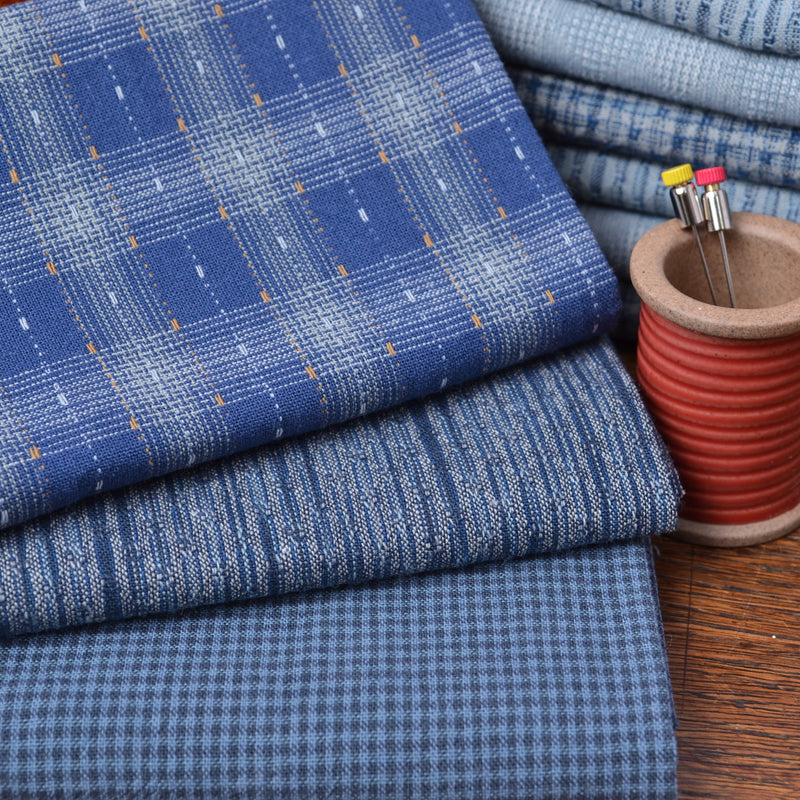 All Dyed Yarn cotton Fabric, Quilting, by Colour Page 4 A Threaded Needle