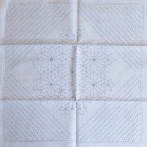 Nadeshiko sashiko  kit, fabric pre printed cotton fabric