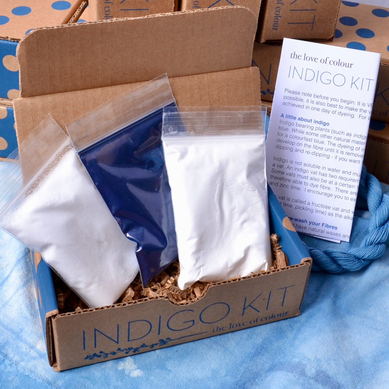 Threaded Dye Indigo Dye Kit - A Threaded Needle