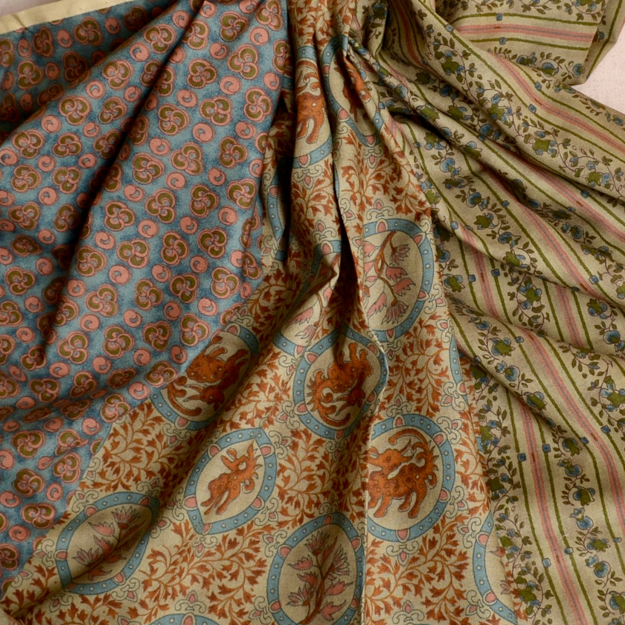 Vintage Look Cotton Fabric