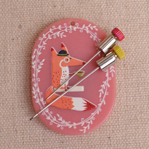 Little House Needle caps on stitching needles