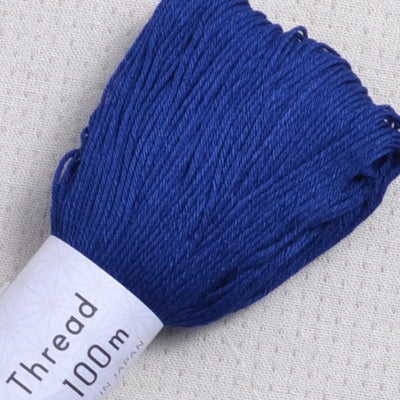 Sashiko Thread, Olympus 100 meter skein, royal blue #119 