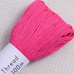 Olympus sashiko thread, hot pink #121