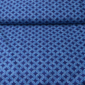 linked circle design cotton fabric from Kokka