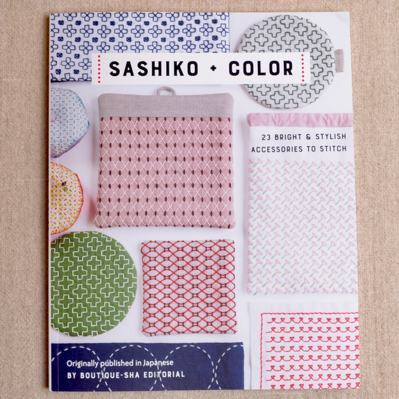 Sashiko book, Saskio + Color by Boutique-Sha Editorial