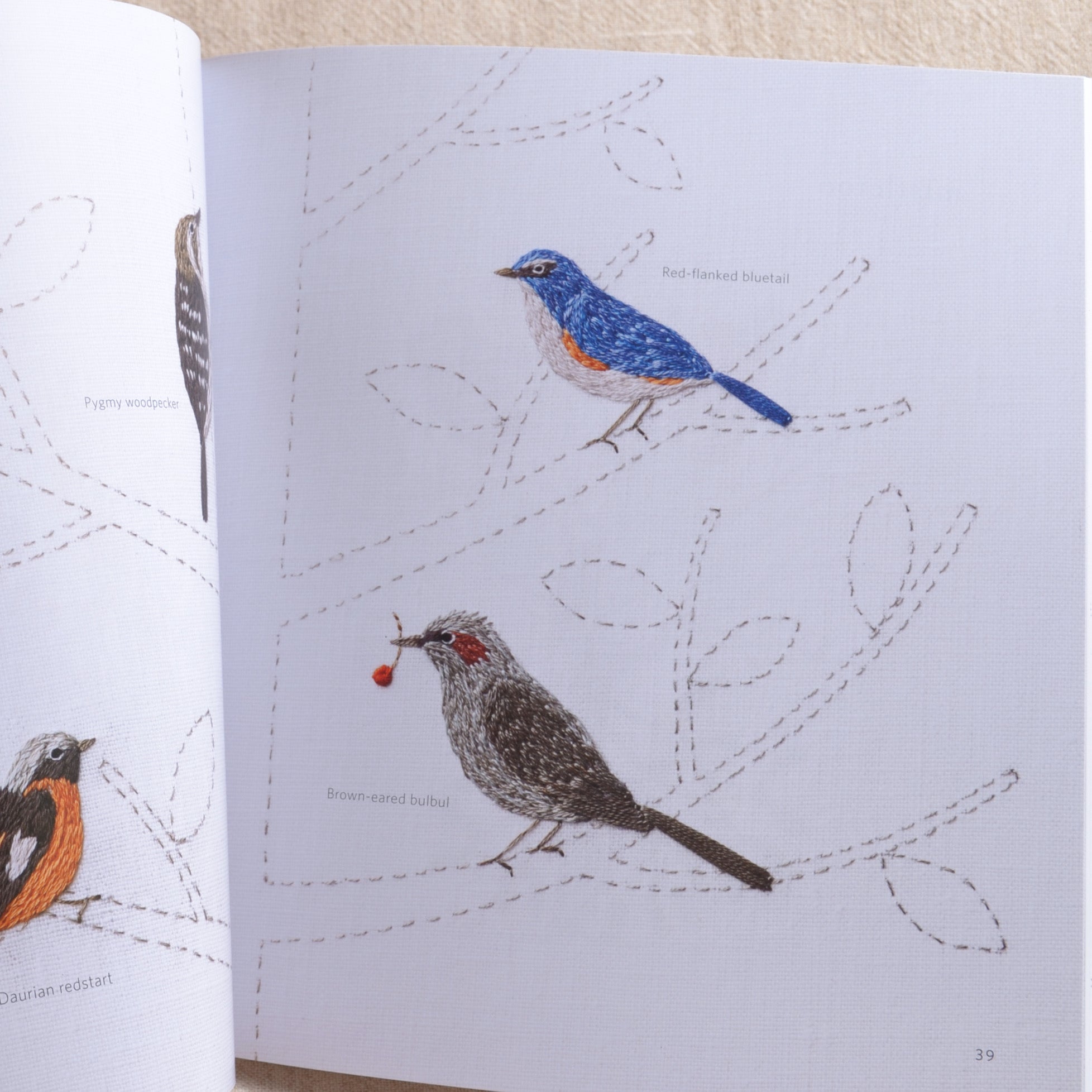 Book of embroidery by Kazuko Aoki