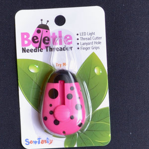 pink needle beetle threader