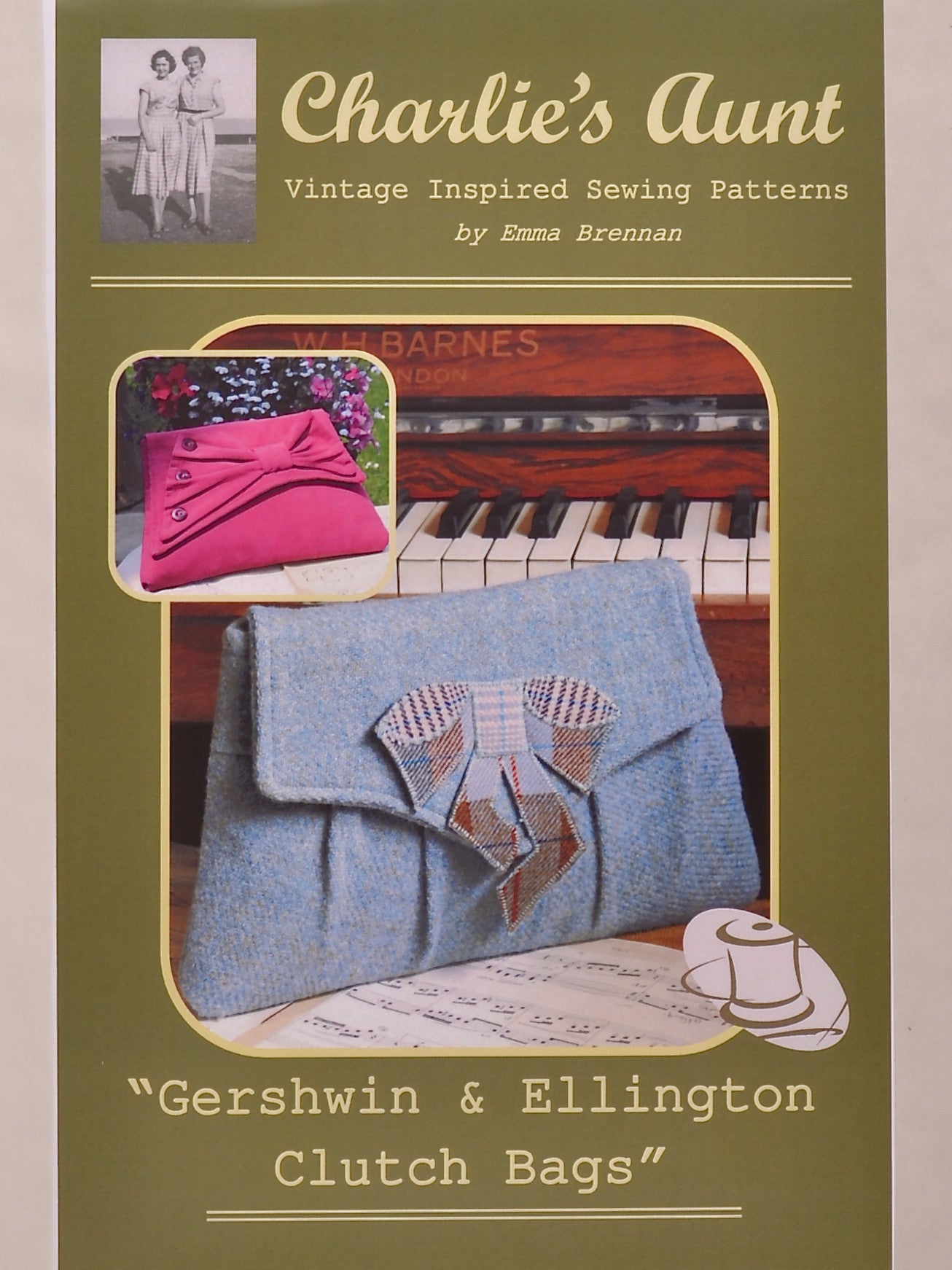 Gershwin & Ellington Clutch Bag Pattern