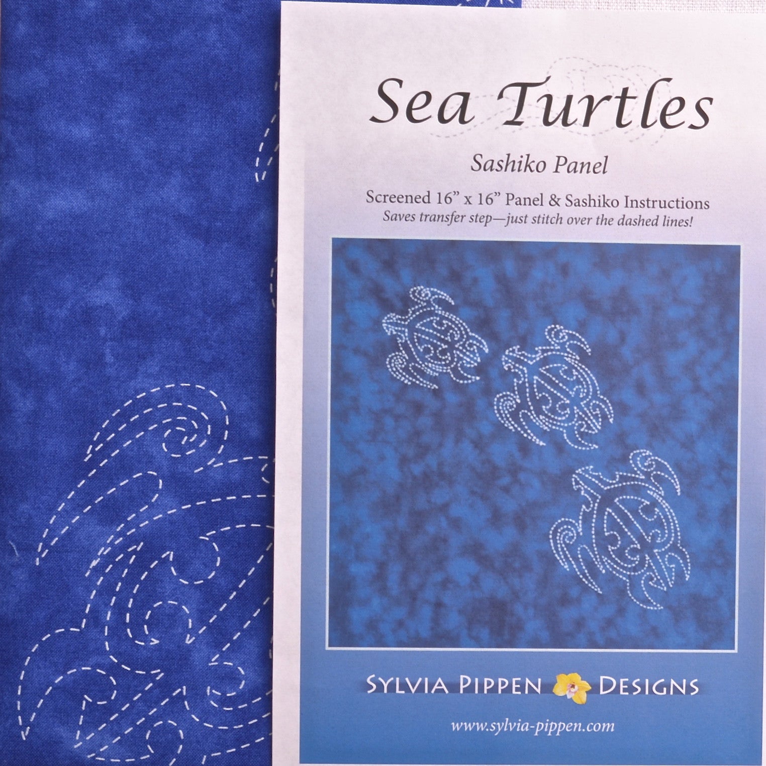 Sashiko Kit Sylvia Pippen Sea Turtles 