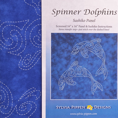 Sashiko Kit Sylvia Pippen Spinner Dolphin