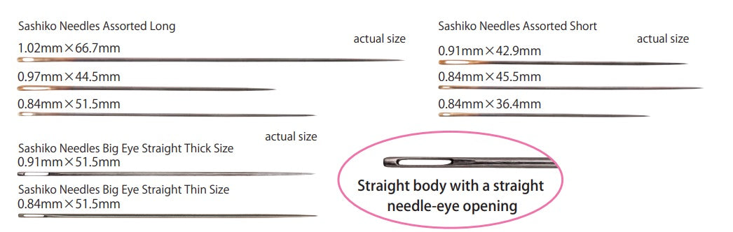 Big Eye Hand Quilting Needles-Size 10 20/Pkg