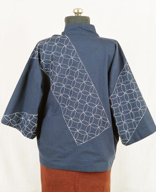 hippari coat with sashiko