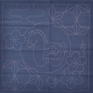 hana fukin sashiko preprinted fabric kit